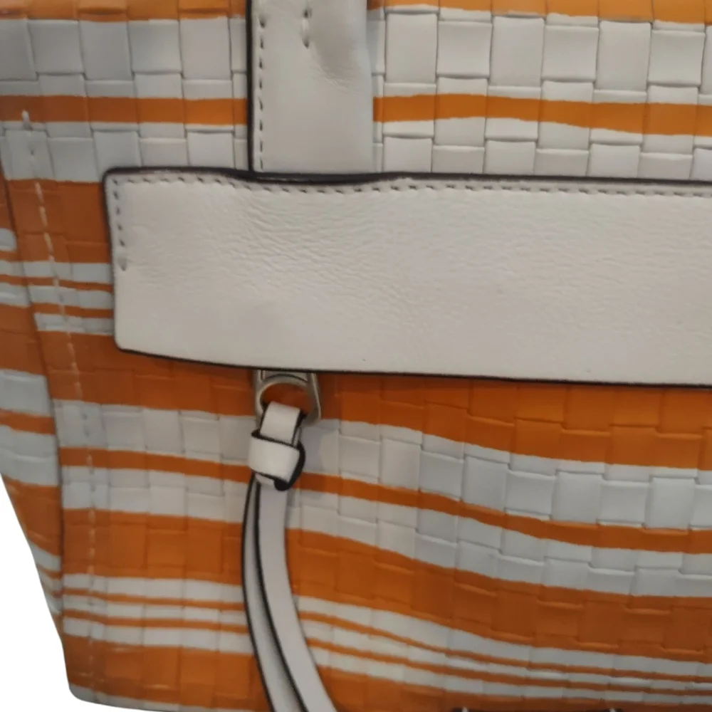 Coach Bleecker Mini Riley Embossed Woven Purse - Picture 11 of 16